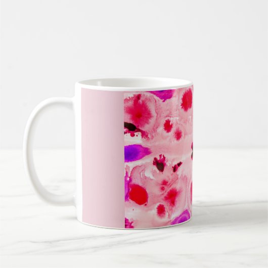 Mug Artistique Rose (Gauche)