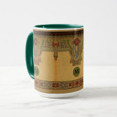 Mug Arts & Artisanat, Artiste ou Rose de style Mission (Devant gauche)