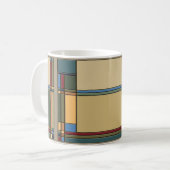 Mug Arts & Artistes Gras Motif géométrique (Devant gauche)