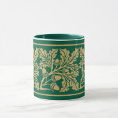 Mug Arts & Crafts de style médiéval feuilles de chêne (Centre)