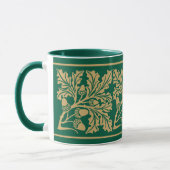 Mug Arts & Crafts de style médiéval feuilles de chêne (Gauche)