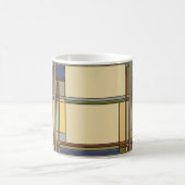 Mug Arts et artisanat Automne Motif géométrique (Centre)