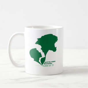 Mug Arts Lycée Silhouettes vertes