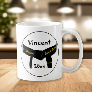 Mug Arts martiaux 1er degré Ceinture noire