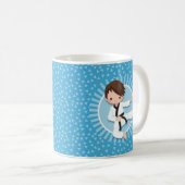 Mug Arts martiaux de Brown Hair Karate (Devant droit)