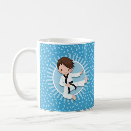 Mug Arts martiaux de Brown Hair Karate (Gauche)