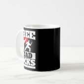 Mug Arts Martiaux Drôles Gratuits Coups de Tête (Devant gauche)