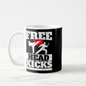 Mug Arts Martiaux Drôles Gratuits Coups de Tête (Gauche)