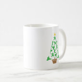 Mug Arts martiaux féminins - Karate Arbre de Noël pour (Devant droit)