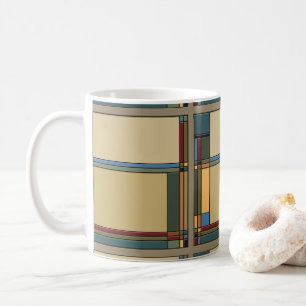 Mug Arts & Métiers audacieux Motif de Bungalow géométr
