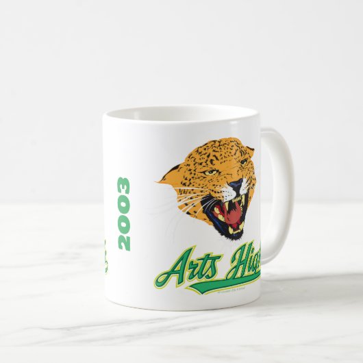 Mug Arts personnalisables exclusifs Design lycée (Devant droit)