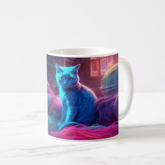 Mug Artsy Cat (Devant droit)