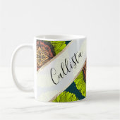 Mug Artsy Summer Neon Yellow Lace Tournesol (Gauche)