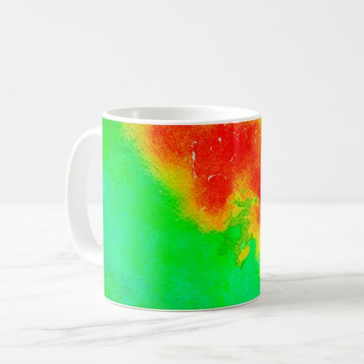 Mug artwork Abstrait de texture riche. Modules créatif (Devant gauche)