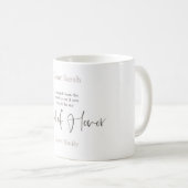 Mug Arty Brown Script tendance Demande de servante d'h (Devant droit)