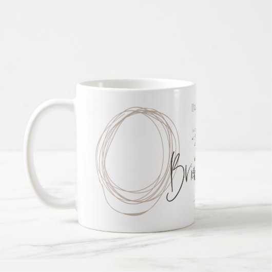 Mug Arty Modern Lines Demande d'aide d'aide (Gauche)