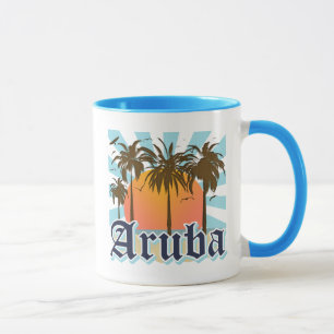 Mug Aruba échoue le coucher du soleil