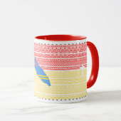 Mug Aruba - Mes racines sont profondes, tout comme ma  (Devant droit)