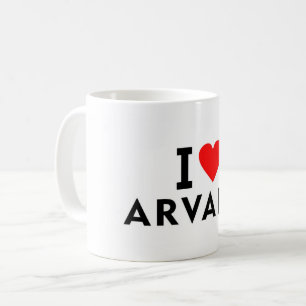 Mug Arvada États-Unis Amérique USA amour ville cœur l