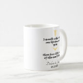 Mug Arwen "Une Vie Avec Vous" Citation Avec Icônes (Devant droit)