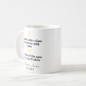 Mug Arwen "Une Vie Avec Vous" Citation Avec Icônes (Devant gauche)