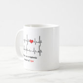 Mug Arythmie de battements de coeur (Devant gauche)