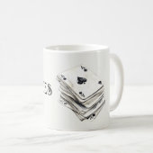 Mug As de jeu de cartes (Devant droit)