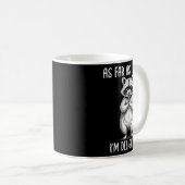 Mug As Far As I Know I'm Delightful Raccoon  (Devant droit)