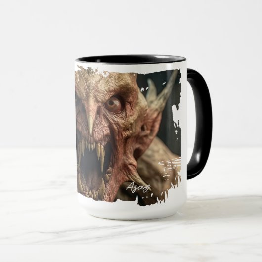 Mug Asag (Sumerian) - Demon Drinkware (Devant droit)