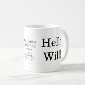 Mug Ascendance commune Bonjour David! Bonjour Will !Mu (Devant droit)