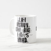 Mug Ascenseur Lourd, Manger Gros (Devant gauche)