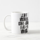 Mug Ascenseur Lourd, Manger Gros (Gauche)