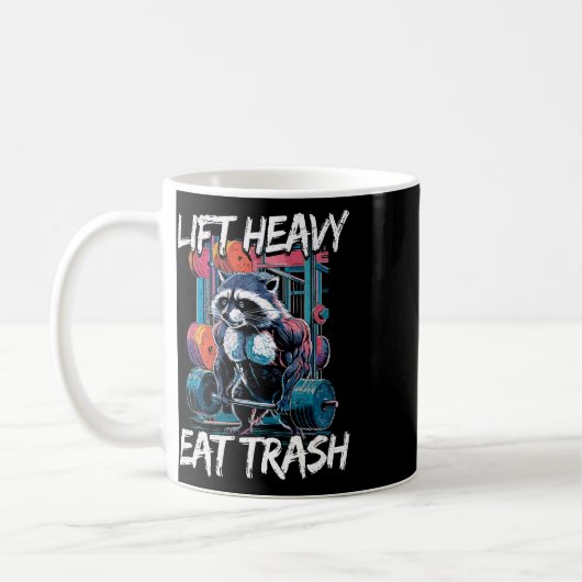 Mug Ascenseur Lourd Manger Trash Poids Bodybuilding Gy (Gauche)