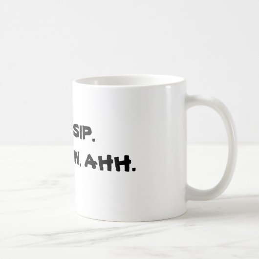 MUG ASCENSEUR. SIP. HIRONDELLE. AHH. (Droite)