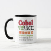 Mug Ascii Cobol Programming Machine Language (Gauche)