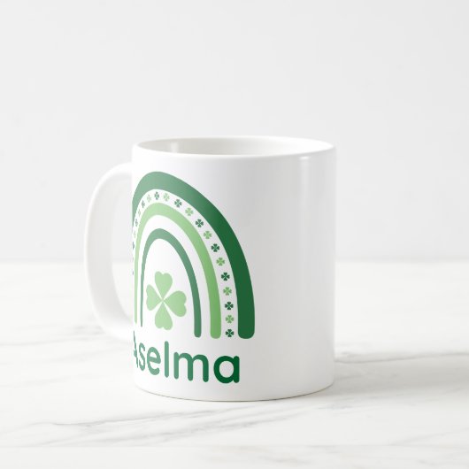 Mug Aselma Nom Clover Boho Rainbow (Devant gauche)