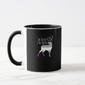 Mug Asexual Flag Oh Deer Queer Pride Funny LGBT Design (Gauche)