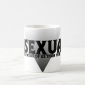 Mug Asexuel : Il y a plus de nous que vous pensez (Centre)