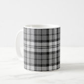 Mug Ash Grey Blackwatch Campbell Tartan Plaid (Devant gauche)