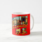 Mug Asheville NC Coloré (Devant droit)