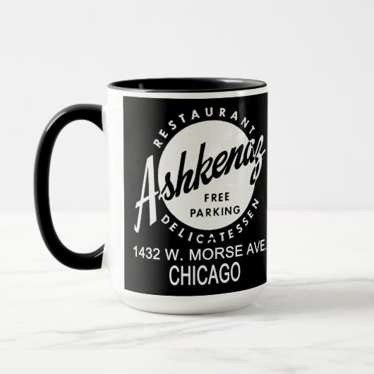 Mug Ashkenaz Delicatessen Restaurant, Chicago (Gauche)