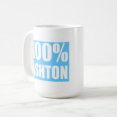 Mug Ashton nom 100 pour cent (Devant gauche)