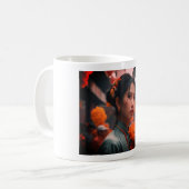 Mug (Asian Girl & Flowers)Classic Mug, 11 oz (Devant gauche)
