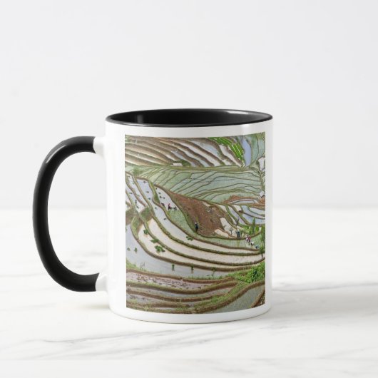 Mug Asie, Chine, Yunnan, Jinping. Peuple Yi indigène (Gauche)