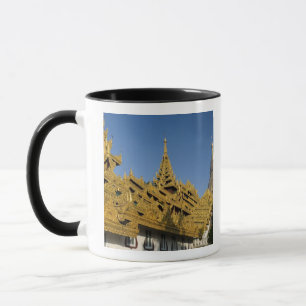 Mug Asie, Myanmar, Yangon. Stube d'or de Shwedagon 2