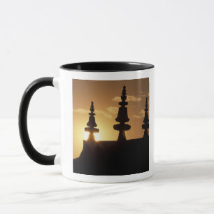 Mug Asie, Népal, Katmandou. Stupa de Bouddhanath.