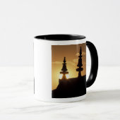Mug Asie, Népal, Katmandou. Stupa de Bouddhanath. (Devant droit)