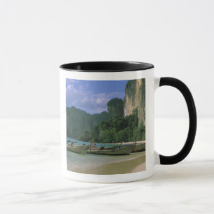 Mug Asie, Thaïlande, Krabi. Plage de West Railay,