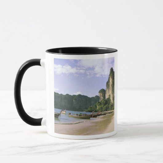 Mug Asie, Thaïlande, Krabi. Plage de West Railay, long (Gauche)