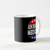 Mug Ask Me About Medicare Insurance Agent Broker Quote (Devant droit)
